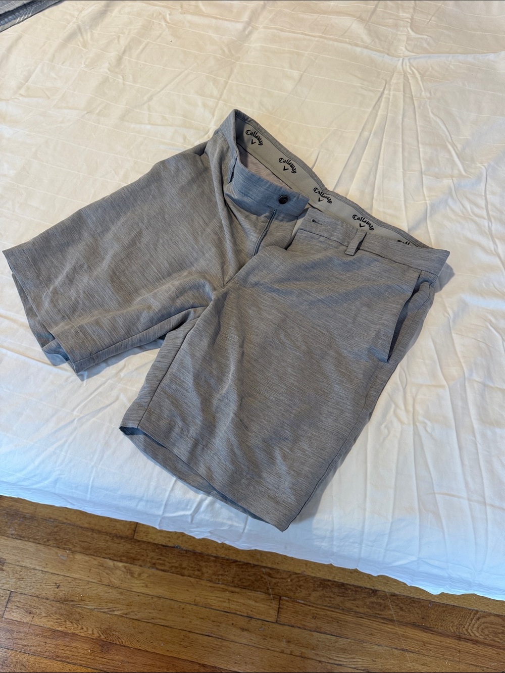 Callaway Men's Light Gray Hybrid Golf Shorts